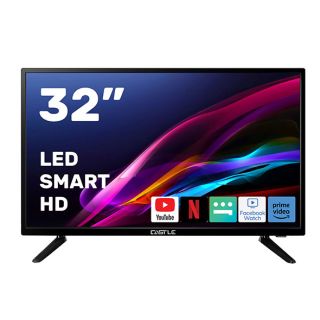 Castle TV Smart 32-inch LED, HD Resolution, Black