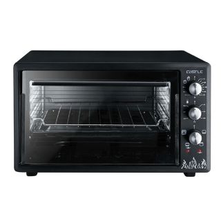Castle Electric Oven With Grill, 38 Liter, Black