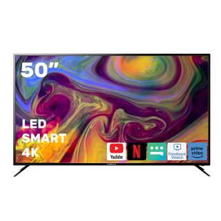Castle TV Smart 50-inch LED, 4K Resolution, Black