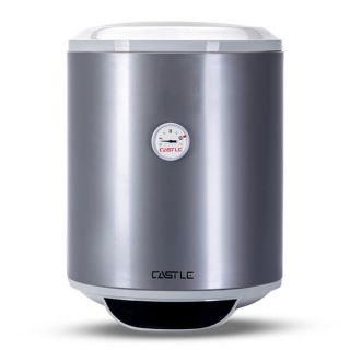 Castle Water Heater 50 Liters, Silver